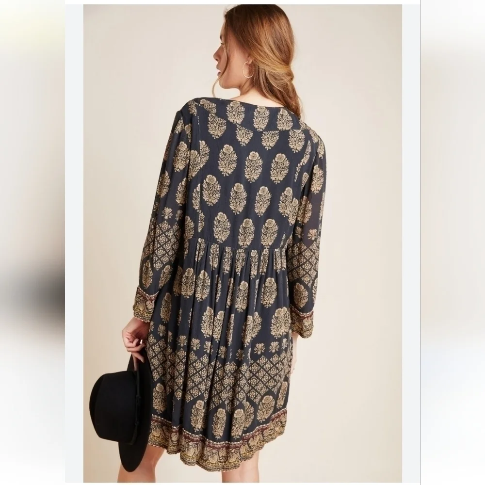 NWT Anthropologie Maeve Avalon Shift Dress XS - Picture 5 of 5